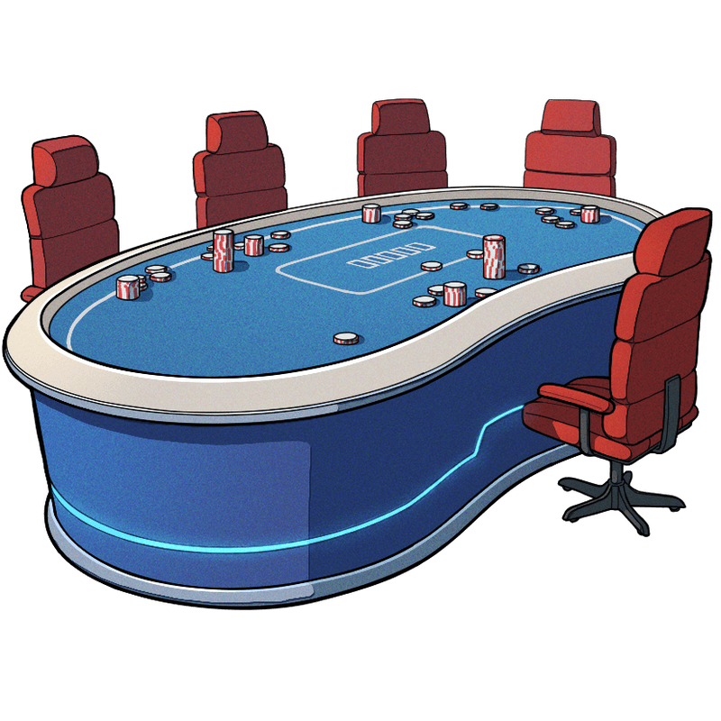 Retro Poker Table